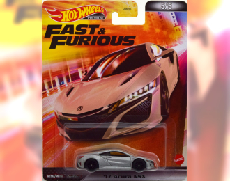 HONDA Acura NSX Fast Furious (2017), silver/grey metallic