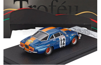 RENAULT Alpine A110 (night Version) №12 3rd Rally Cote Fleurie (1977) Guillaume De Saint Pierre - Regine Plessy, Blue Orange