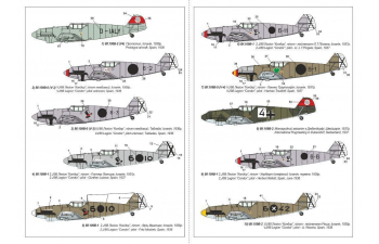 Сборная модель Истребитель Messerschmitt Bf 109A/B