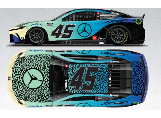 Toyota Camry XSE #45 Tyler Reddick *Jordan Brand Jumpman*, various 2025