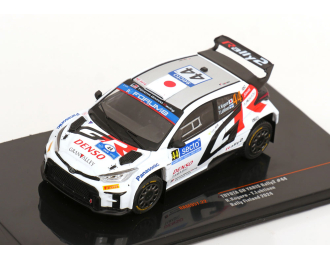 TOYOTA Yaris Gr Rally1 Team Toyota Gazoo Racing Wrt N 44 Rally Finland (2024) Hikaru Kogure - Topi Luhtinen, White