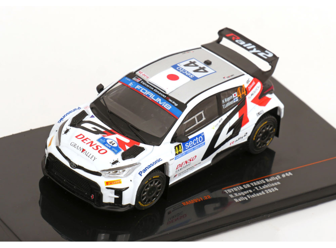 TOYOTA Yaris Gr Rally1 Team Toyota Gazoo Racing Wrt N 44 Rally Finland (2024) Hikaru Kogure - Topi Luhtinen, White