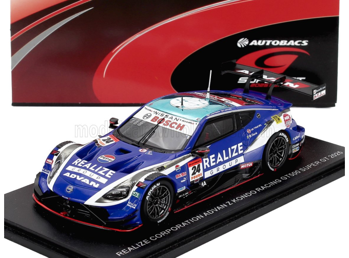 NISSAN Z Nismo Team Kondo Racing №24 Gt500 Class Super Gt (2025) Tsugio Matsuda - Teppei Natori, Blue Black