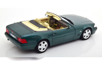 MERCEDES-BENZ 500 SL R129 Roadster with removable Hardtop (1999), dark green-metallic