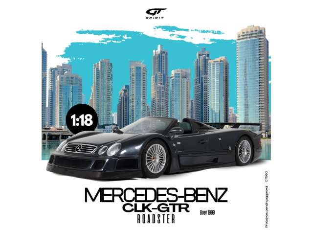 MERCEDES-BENZ CLK-GTR Roadster (1999), grey