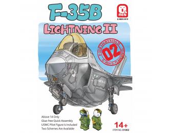 Сборная модель Самолёт Q-Men F-35B Lightning II
