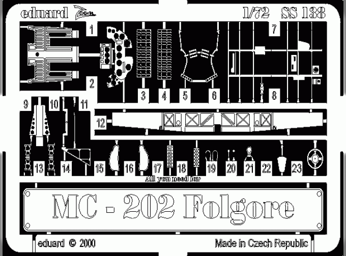 Фототравление для MC 202 Folgore