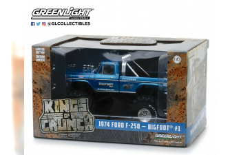 FORD F-250 Monster Truck Bigfoot #1 1974 Blue (колеса 66 дюймов)