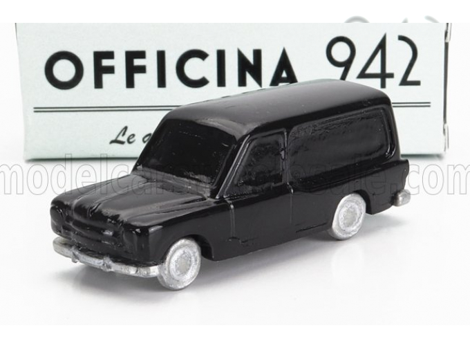 FIAT 1400 Van Carrozzeria Riva Hearse - Carro Funebre - Funeral Car (1950), Black