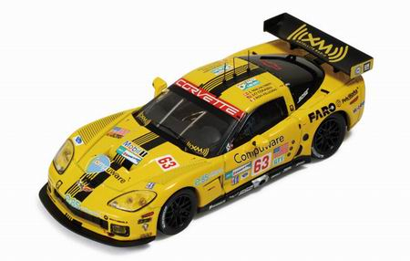 CHEVROLET Corvette C6.R 63 LMGT1 2nd Le Mans (R.Fellows - J.Oconnell - J.Magnussen) 2008, желтый