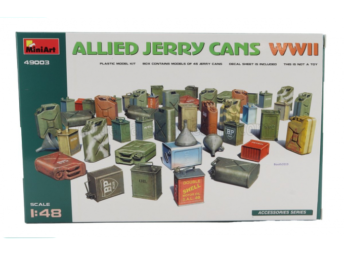 Сборная модель ACCESSORIES Allied Jerry Cans 1945