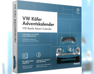 Сборная модель VOLKSWAGEN Käfer (1970), blue