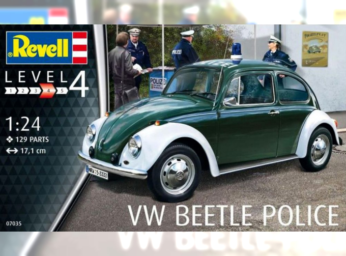 Сборная модель Легковой автомобиль VOLKSWAGEN Beetle Полицейский