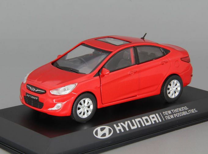 HYUNDAI Solaris (Accent), red