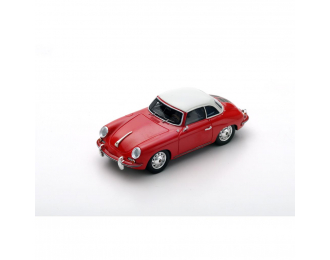 Porsche 356 C Cabrio Hardtop 1963 (red)