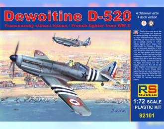 Сборная модель Dewoitine D-520 Free France