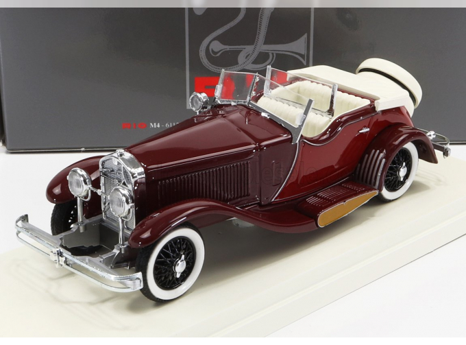 ISOTTA FRASCHINI Torpedo Cabriolet Castagna (1930), Bordeaux Beige