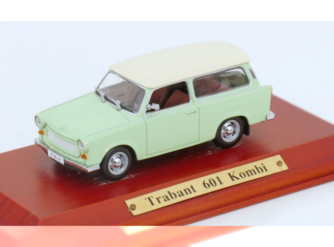 TRABANT 601 estate, lightgreen white