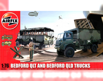 Сборная модель Британский грузовой автомобиль Bedford Qlt and Bedford Qld Trucks