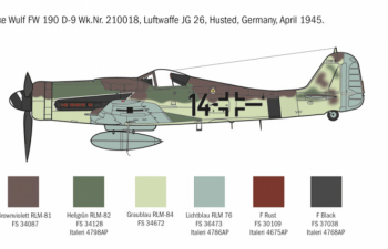 Сборная модель Самолет FW 190 D-9