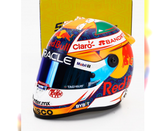 BELL HELMET Casco Helmet F1 Sergio Perez Team Red Bull Racing Honda №11 Season (2024), Yellow Blue
