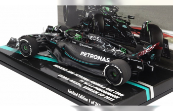 MERCEDES-BENZ GP F1 W14 Team Mercedes-amg Petronas Formula One N44 2nd Australian Gp With Pit Board (2023) Lewis Hamilton, Matt Black