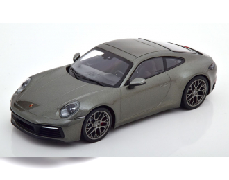 PORSCHE 911 (992) Carrera 4S Coupe (2019), grey metallic