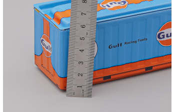 Контейнер металлический, голубой