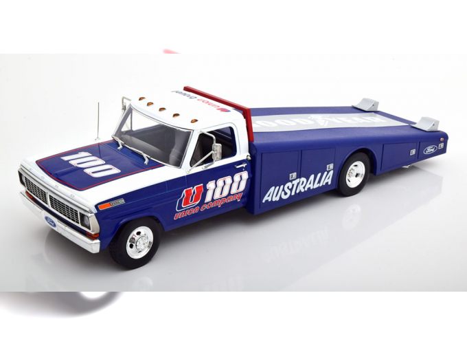 FORD F-350 Ramp Truck (1970), blue/white