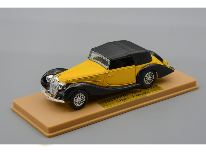 DELAHAYE 135 M (1939) Figoni-Falaschi, yellow/black