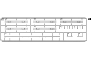 Сборная модель Железнодорожный переезд/ Rail Way Crossing