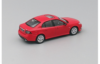 SAAB 9-3 Aero Sedan (2008), red