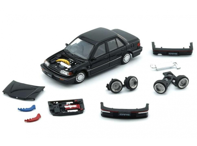 HONDA Civic EF2 RHD (1991), black