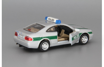 MERCEDES-BENZ CLK Polizei, silver / green