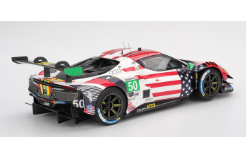 FERRARI 296 Gt3 3.0l Turvo V6 Team Af Corse №50 Imsa 24h Daytona (2025) Custodio Toledo - Riccardo Agostini - Arthur Leclerc - Conrad Laursen, Red White Blue