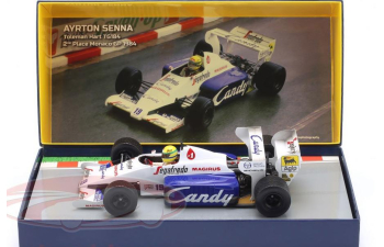 TOLEMAN F1 Tg184 Hart Turbo №19 2nd Monaco Gp (1984) Ayrton Senna (1984) + книга Ayrton Senna – Neue Bilder einer Legende