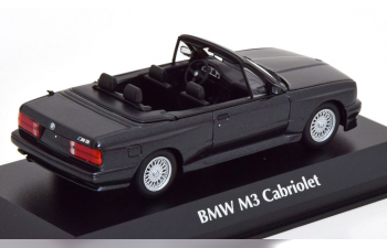 BMW M3 E30 Convertible (1988), black-metallic