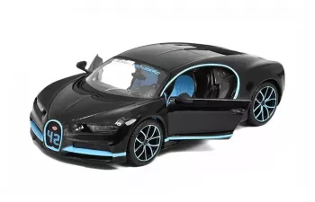 BUGATTI Chiron Le Patron №42 (2017) - Zero 400km/h Zero 42 Seconds - Montoya, Black Met - Light Blue