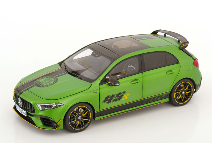 MERCEDES-BENZ AMG A 45 S 4Matic+, matt green-metallic /black-yellow