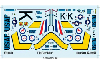 Сборная модель F-86F-30 "Sabre" Easy Assembly