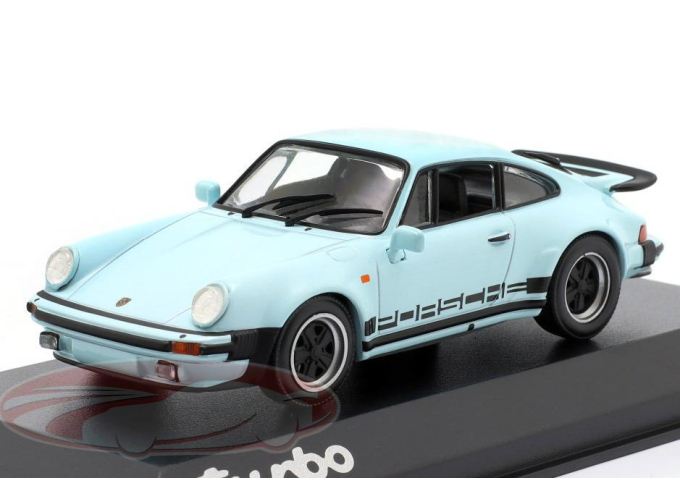 PORSCHE 911 (930) Turbo - 50 Jahre / Singapur, polar blue