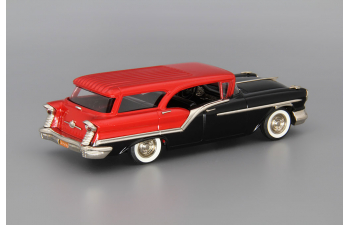 OLDSMOBILE Super 88 Station Wagon (1957), black / red