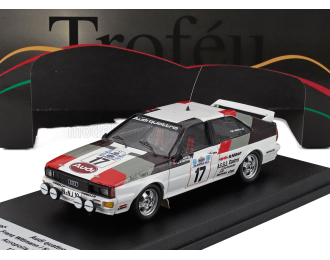 AUDI Quattro (night Version) №17 Rally Acropolis Franz Wittmann - Kurt Nestinger (1981), White Black Red