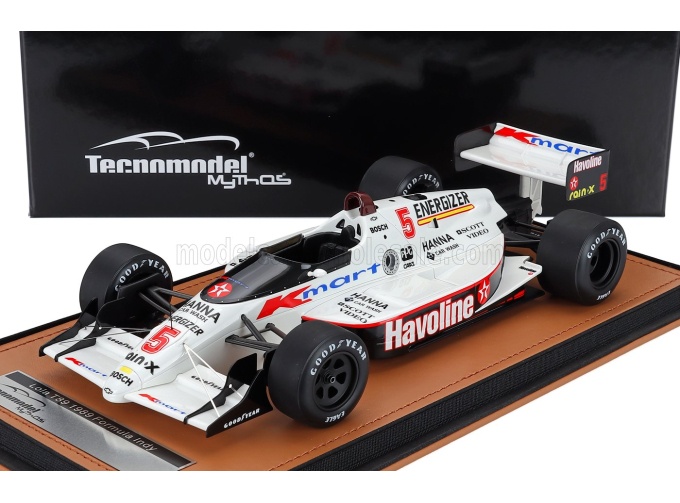 LOLA T89 Team Newman Haas Racing №5 Formula Indy Car World Series Season (1989) Mario Andretti, White Black