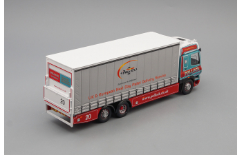 DAF CF Curtainside Lorry - Pollock (Scotrans), silver / red