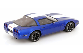 CHEVROLET Corvette C4 Grand Sport (1996), blue metallic/ white