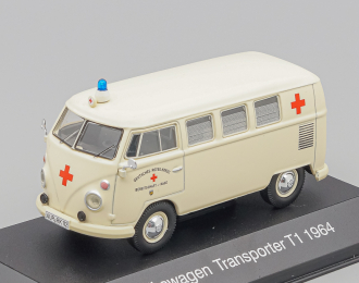 VOLKSWAGEN T1 Transporter "Ambulance" (немецкий Красный крест) 1964, beige