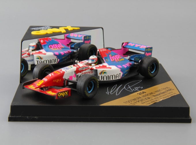 Footwork Arrows Hart FA16 G.P.Portugal Massimiliano Paris #9, red / blue / white