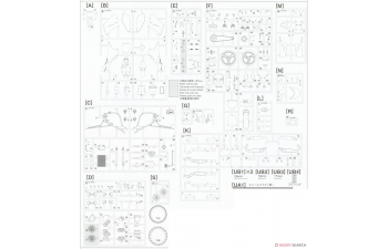Сборная модель Suzuki RG500Γ Late Version "Red/White Color" (1986)