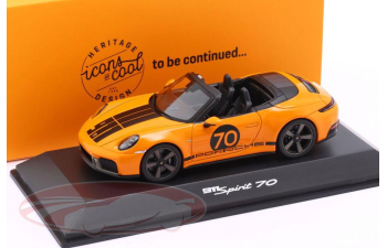 PORSCHE 911 (992.2) Cabriolet Spirit 70 (2025), orange
